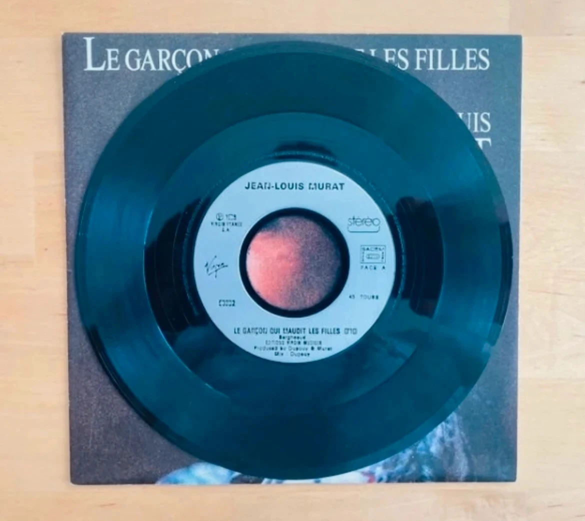 Disco de vinilo 45T Jean-Louis Murat Le garçon qui maudit les filles. – photo 2